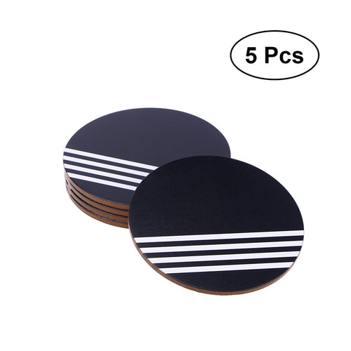 5 PCS Stripes  Cup Coasters  Mug Pads Non-slip Placemats